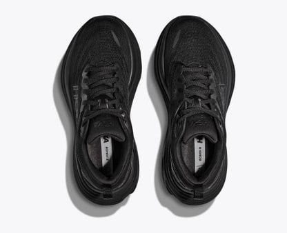Hoka Men's Bondi 8 Sneaker Trail Running Shoes , Black/Black