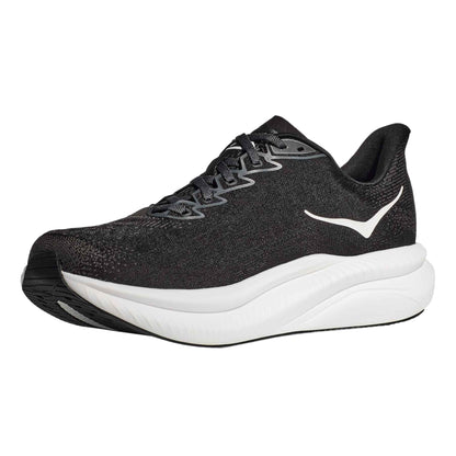 Hoka Mach 6 Men Cushioned Runing Shoes, Black/White