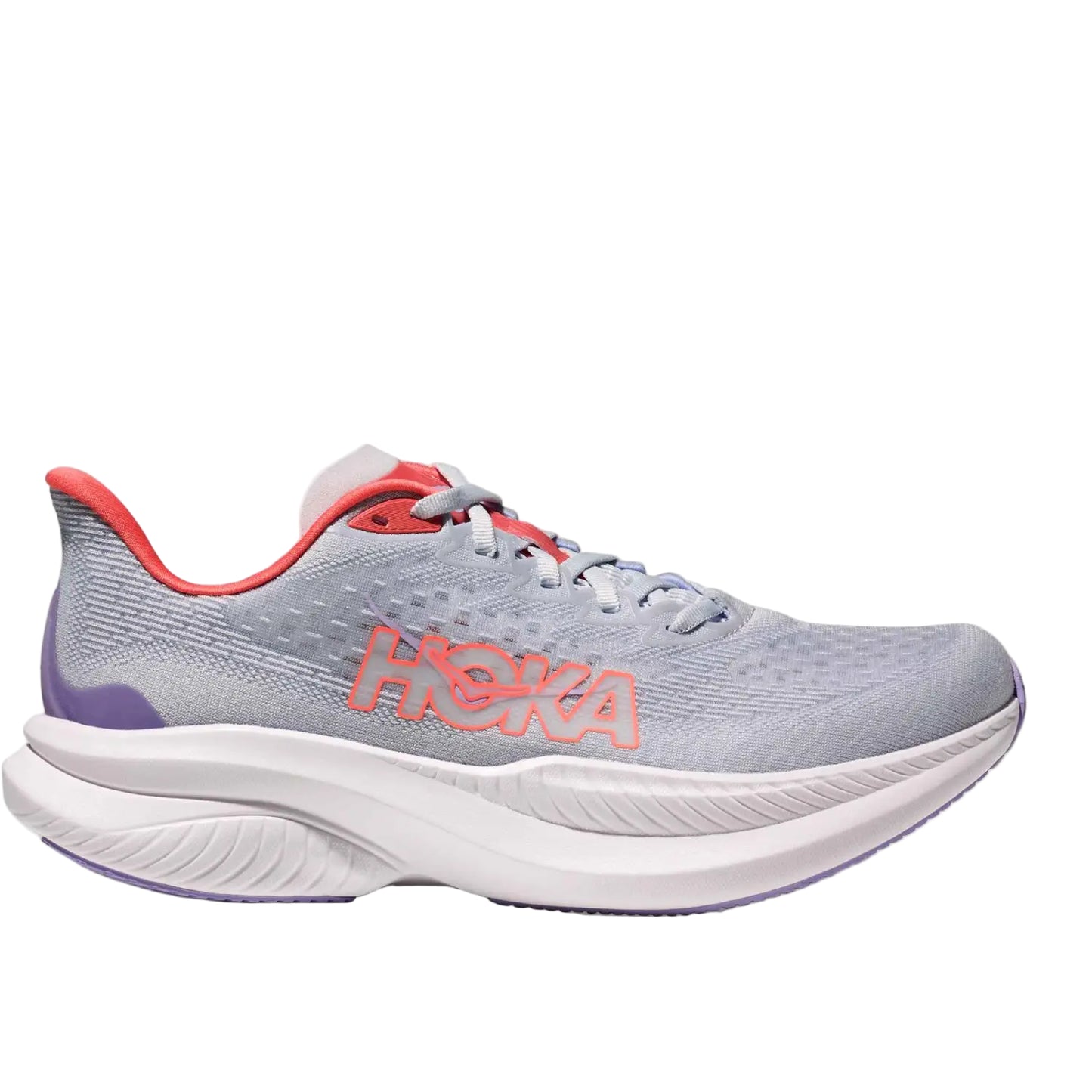 Hoka Mach 6 Women Cushioned Runing Shoes, Pale Dusk/Gull