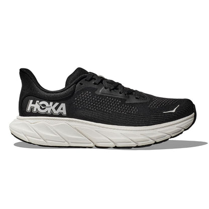 Hoka Arahi 7 Men Cushioned Runing Shoes, Black/White