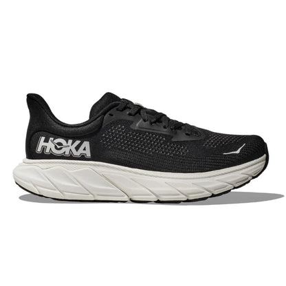 Hoka Arahi 7 Men Cushioned Runing Shoes, Black/White