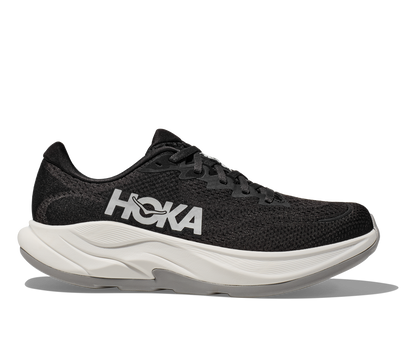 Hoka Rincon 4 Men Cushioned Runing Shoes, Black/White