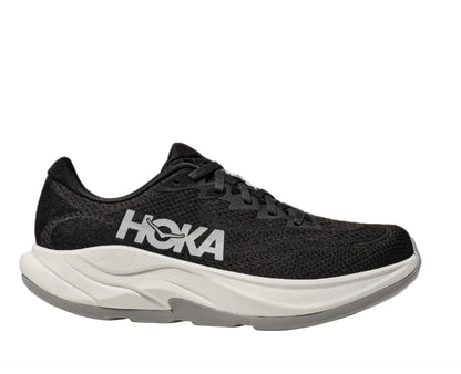 Hoka Rincon 4 Women Cushioned Runing Shoes, Black/White
