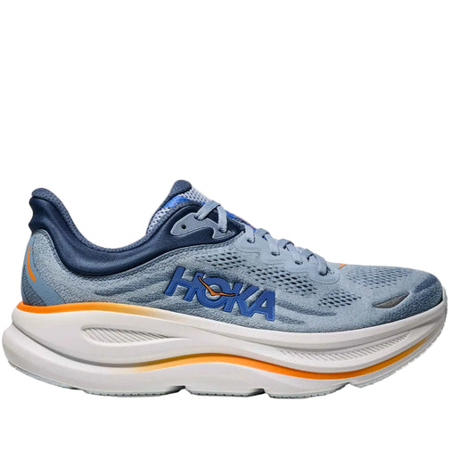Hoka Bondi 9 Men Cushioned Runing Shoes, Drizzle/Downpour