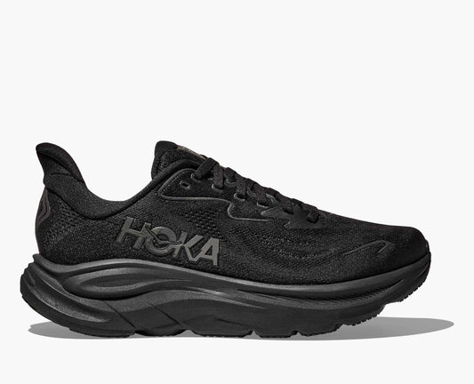Hoka Clifton 10 cushioned Runing Shoe For Men Black/Black