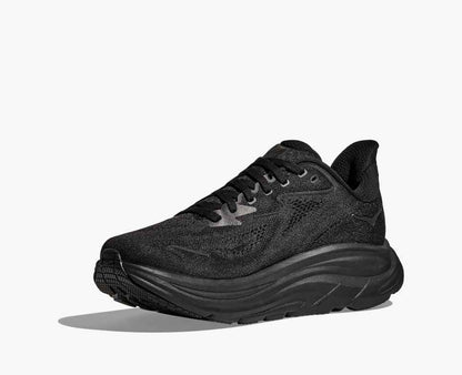 Hoka Clifton 10 cushioned Runing Shoe For Women Black/White