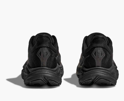 Hoka Clifton 10 cushioned Runing Shoe For Women Black/White