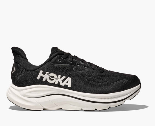 Hoka Clifton 10 cushioned Runing Shoe For Men Black/White