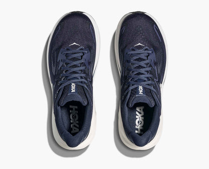 Hoka Clifton 10 Men Cushioned Runing Shoes, NAVY/WHITE