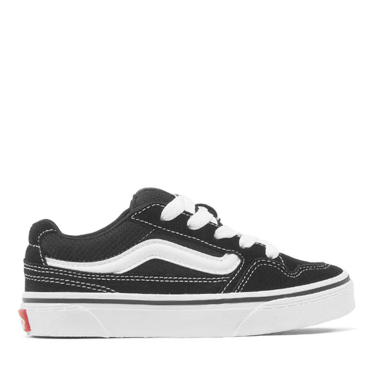 Vans Men's Caldrone Low-Top Sneaker, Black/White
