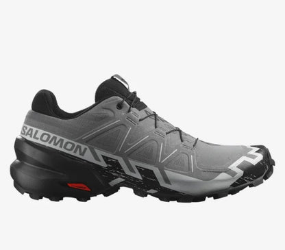 Salomon Men's Speedcross 6 Sneaker, Quiet Shade/Black/Pearl Blue