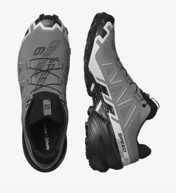Salomon Men's Speedcross 6 Sneaker, Quiet Shade/Black/Pearl Blue