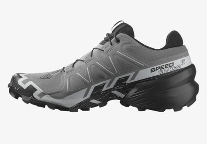 Salomon Men's Speedcross 6 Sneaker, Quiet Shade/Black/Pearl Blue