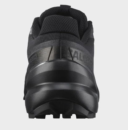Salomon Men's Speedcross 6 Sneaker, Black/Black/Phantom