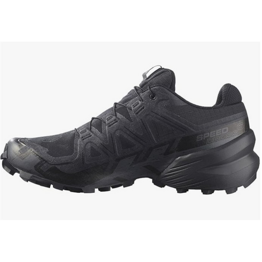 Salomon Men's Speedcross 6 GTX Sneaker, Black/Black/Phantom