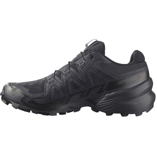 Salomon Men's Speedcross 6 Sneaker, Black/Black/Phantom