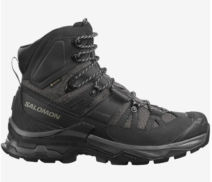 Salomon Men's QUEST 4 GORE-TEX Hiking Boots For Men, Magnet/Black/Quarry
