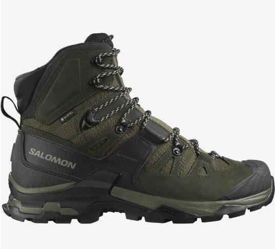 Salomon Men's QUEST 4 GORE-TEX Hiking Boots For Men, Olive Night/Peat/Safari