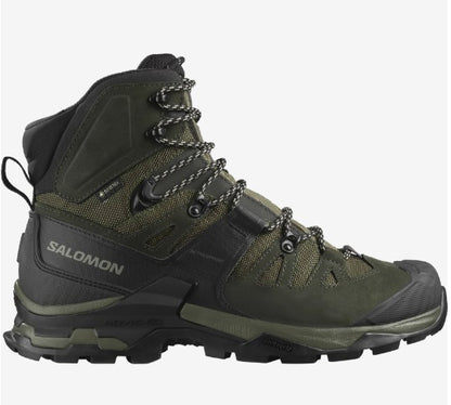 Salomon Men's QUEST 4 GORE-TEX Hiking Boots For Men, Olive Night/Peat/Safari