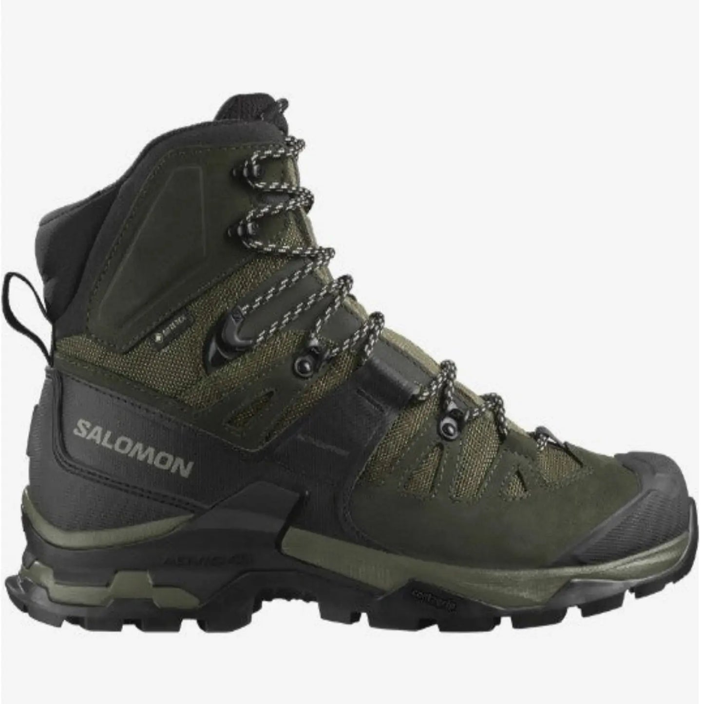 Salomon Men's QUEST 4 GORE-TEX Hiking Boots For Men, Olive Night/Peat/Safari