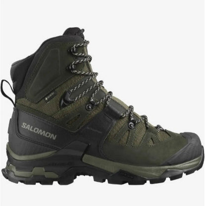 Salomon Men's QUEST 4 GORE-TEX Hiking Boots For Men, Olive Night/Peat/Safari