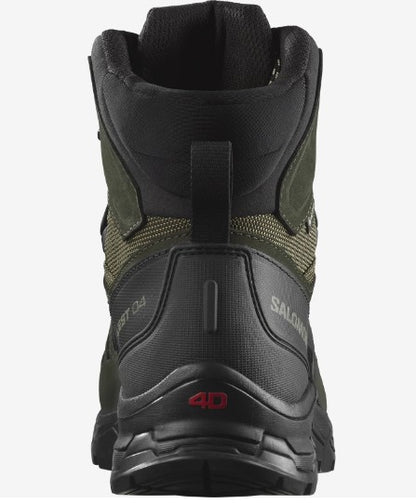 Salomon Men's QUEST 4 GORE-TEX Hiking Boots For Men, Olive Night/Peat/Safari