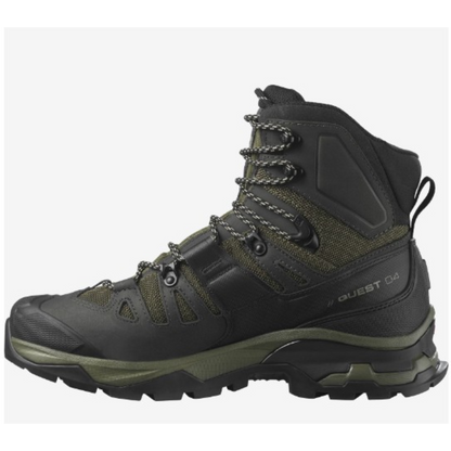 Salomon Men's QUEST 4 GORE-TEX Hiking Boots For Men, Olive Night/Peat/Safari