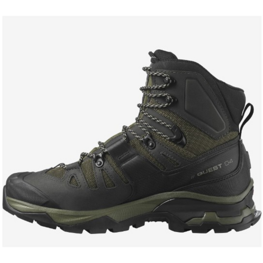 Salomon Men's QUEST 4 GORE-TEX Hiking Boots For Men, Olive Night/Peat/Safari
