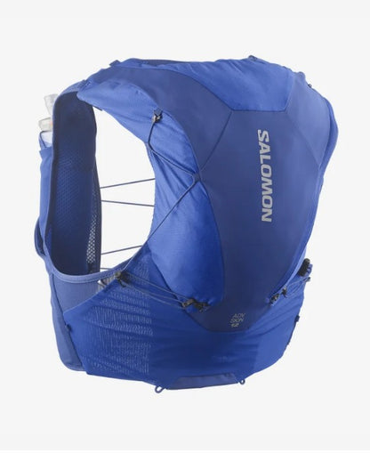 Salomon Unisex Advance Skin 12 | 12 Liter Hydration Trail Running Vest Blue