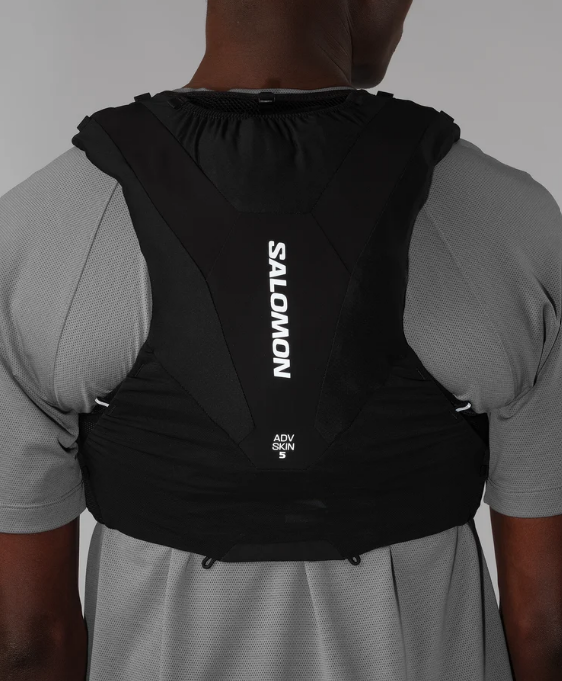 Salomon Unisex Active  Skin 5 | 5 Liter Hydration Trail Running Vest Black