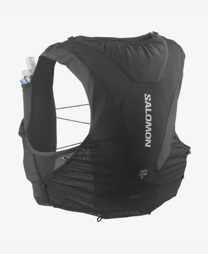 Salomon Unisex Active  Skin 5 | 5 Liter Hydration Trail Running Vest Black