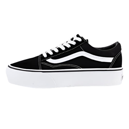Vans Old Skool Platform Sneakers  Men– Black/White