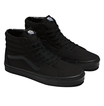 Vans SK8-Hi Canvas Unisex-Adult Hi-Top Sneaker Black/Black