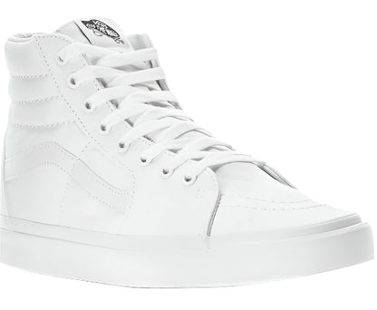 Vans Sk8-Hi High-Top Unisex Sneakers – True White Canvas Skate Shoes