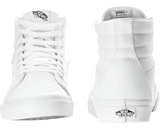 Vans Sk8-Hi High-Top Unisex Sneakers – True White Canvas Skate Shoes