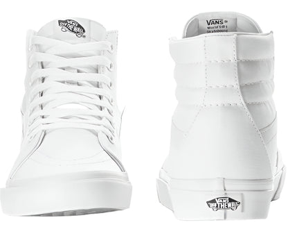 Vans Sk8-Hi High-Top Unisex Sneakers – True White Canvas Skate Shoes