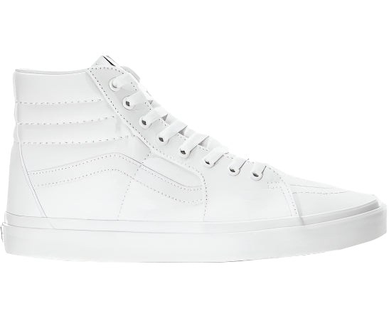 Vans Sk8-Hi High-Top Unisex Sneakers – True White Canvas Skate Shoes