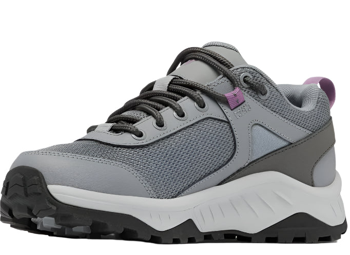 Columbia Women's Trailstorm Ascend Waterproof Hiking Shoes – Titanium Grey Steel/Dark Lavender