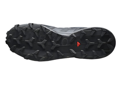 Size 13 damaged BOX) Salomon Speedcross 6 Wide Men's Trail Running Shoes – Black/Black/Phantom (417428) | Lightweight, Aggressive Grip, All-Terrain Comfort(417428)( Size 13 damaged BOX)