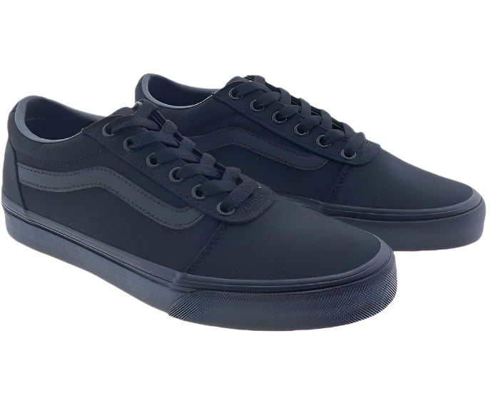 Vans Women's Ward Canvas Sneakers – Black/Black - Ndoros