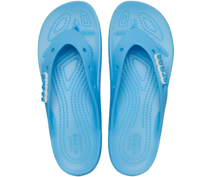 Crocs Women's Classic Platform Flip Flops – Lightweight Cushioned, Oxygen - Ndoros