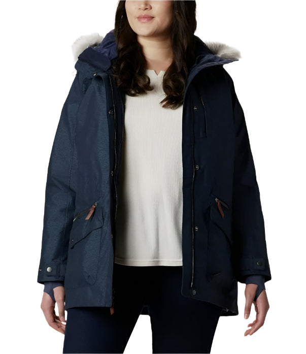 Columbia Women's Carson Pass Interchange 3-in-1 Winter Jacket with Hood – Waterproof, Insulated Outerwear for Cold Weather - Ndoros