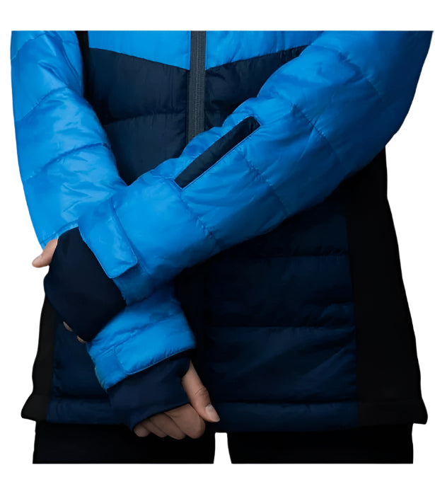 Apricoat EcoDown Adventure Women's Winter Coat - Stylish, Ultra Light Down Jacket, Packable, Blue - Ndoros