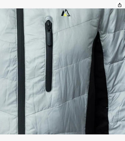 Apricoat EcoDown Adventure Women's Winter Coat - Stylish, Ultra Light Down Jacket, Packable, Gray - Ndoros