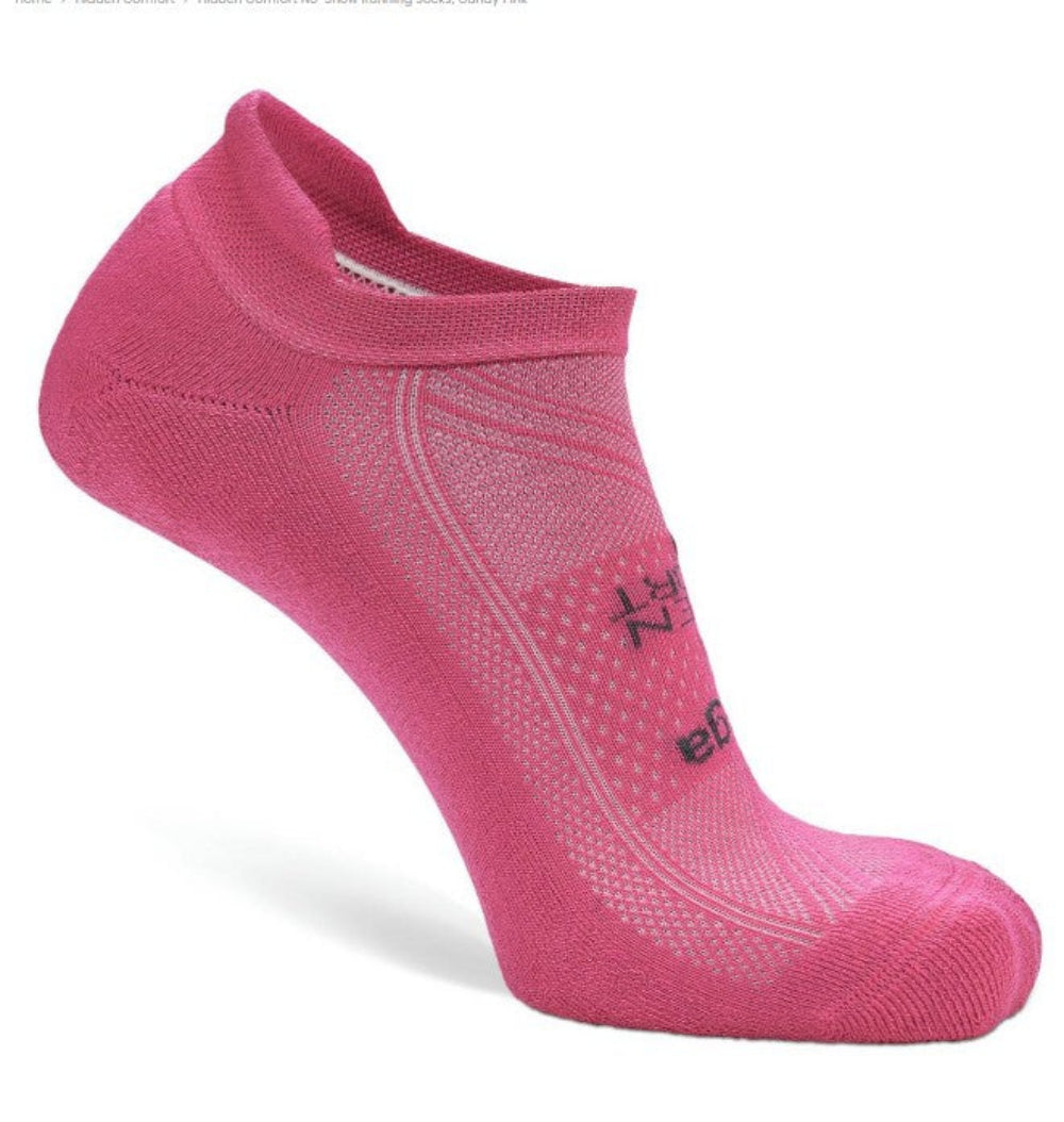 Balega Hidden Comfort Performance No Show Athletic Running Socks Unisex, Candy Pink