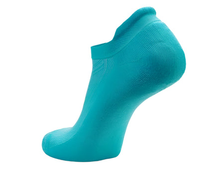 Balega Hidden Comfort Performance No Show Athletic Running Socks Unisex, Neon Aqua