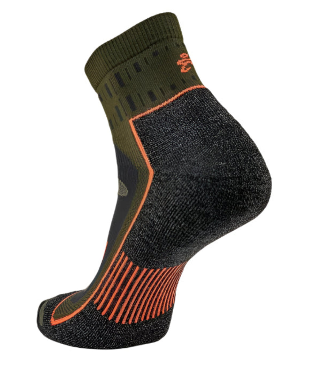 Balega Blister Resist Quarter Performance Athletic Running Socks Unisex, Green Pepper