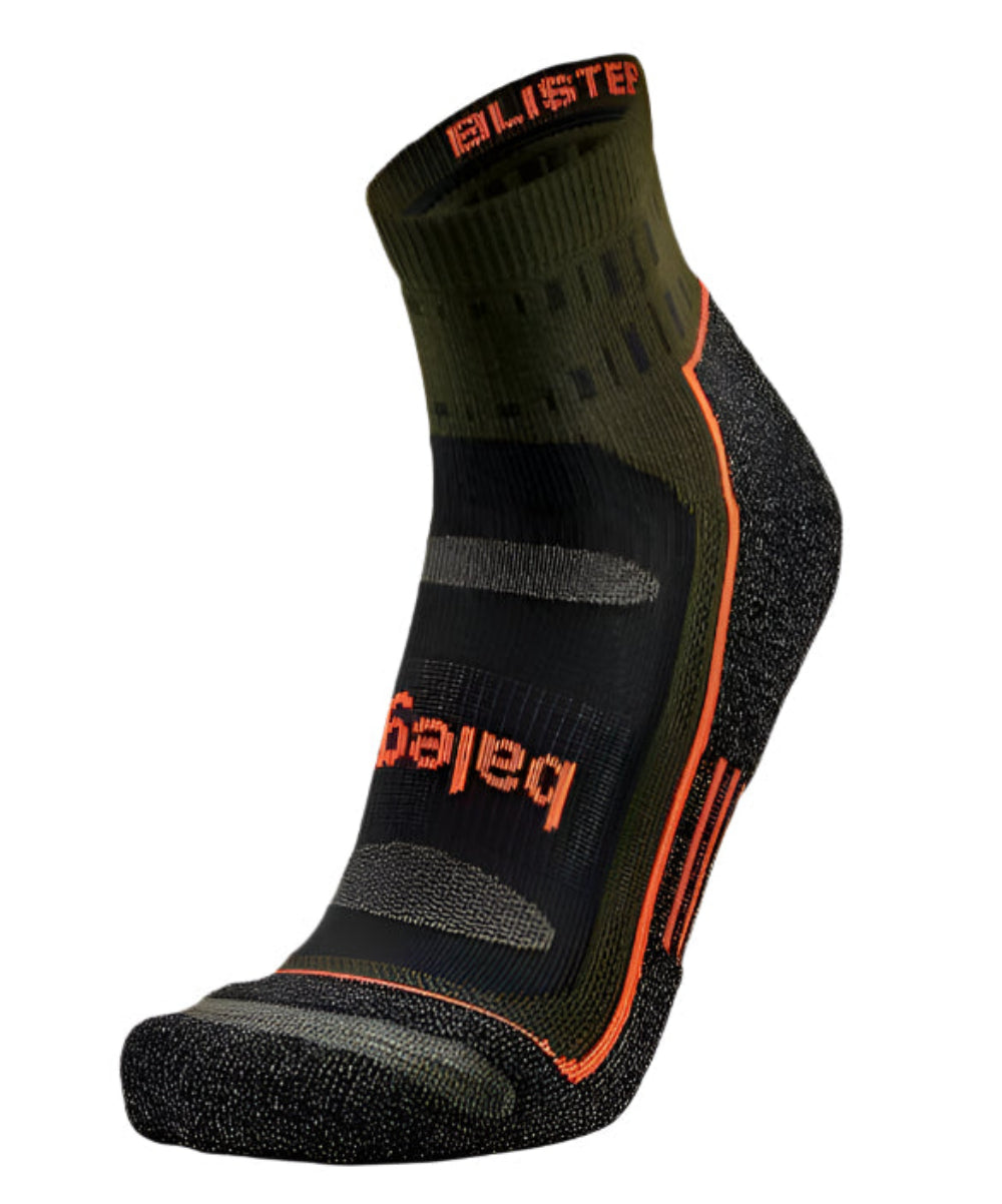 Balega Blister Resist Quarter Performance Athletic Running Socks Unisex, Green Pepper