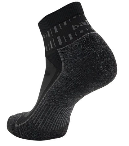 Balega Blister Resist Quarter Performance Quarter Athletic Running Socks Unisex, Black