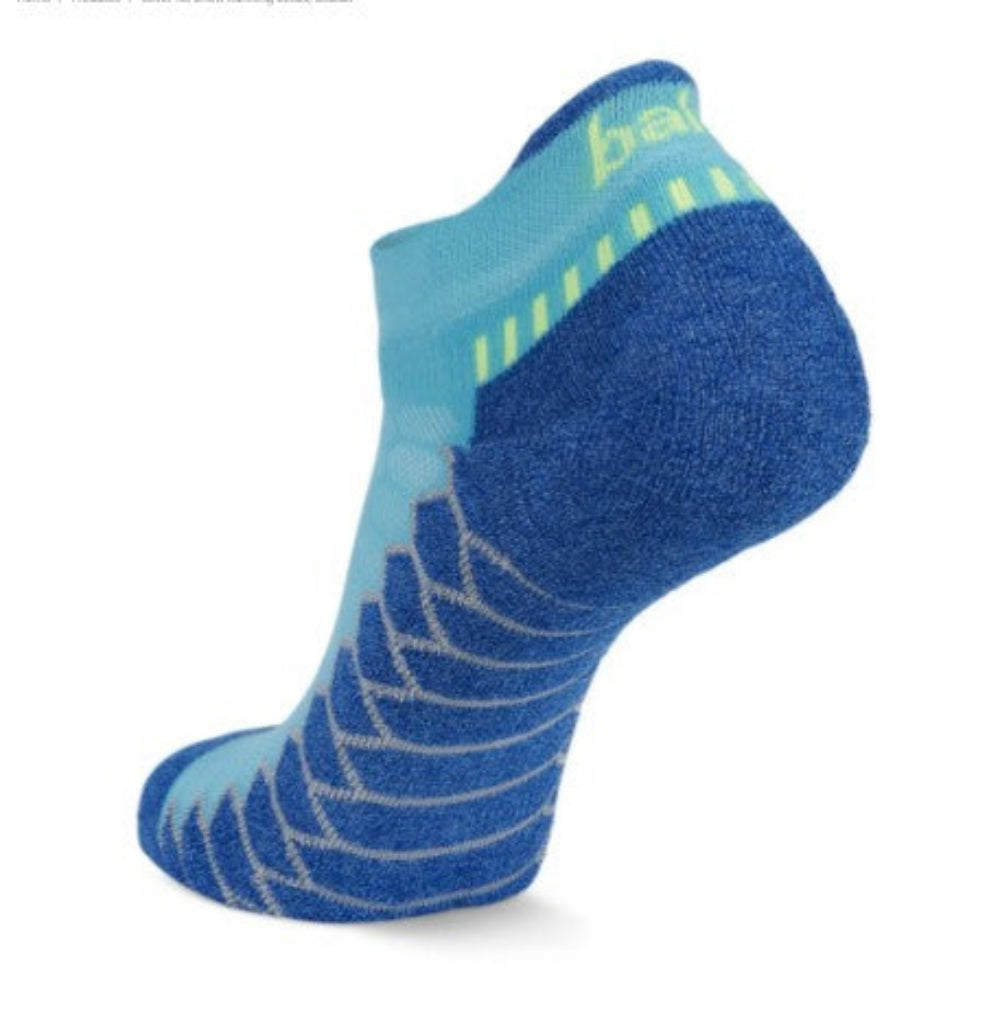 Balega Silver No Show Compression Fit Performance  Athletic Running Socks Unisex, Cobalt
